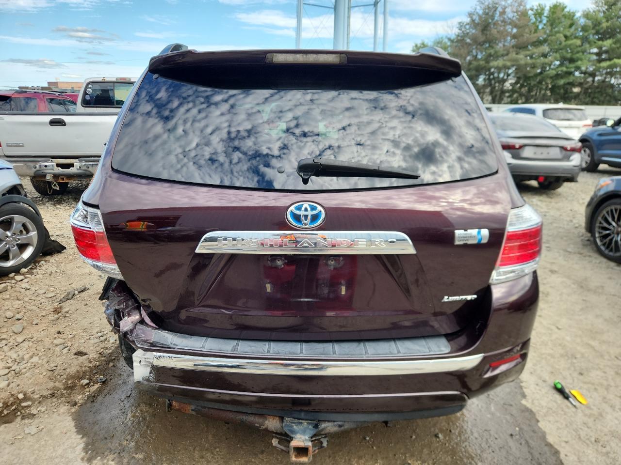 2012 Toyota Highlander Hybrid Limited VIN: JTEDC3EH4C2008387 Lot: 65340655