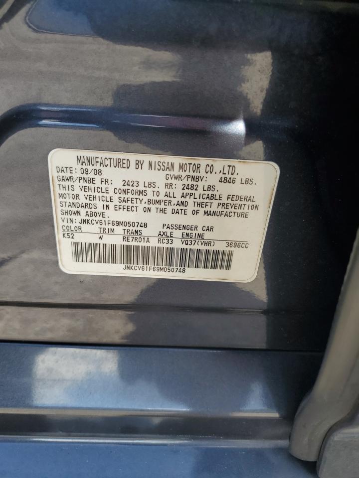 2009 Infiniti G37 VIN: JNKCV61F69M050748 Lot: 65014845