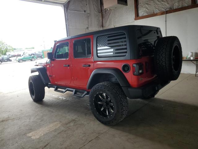  JEEP WRANGLER 2020 Червоний