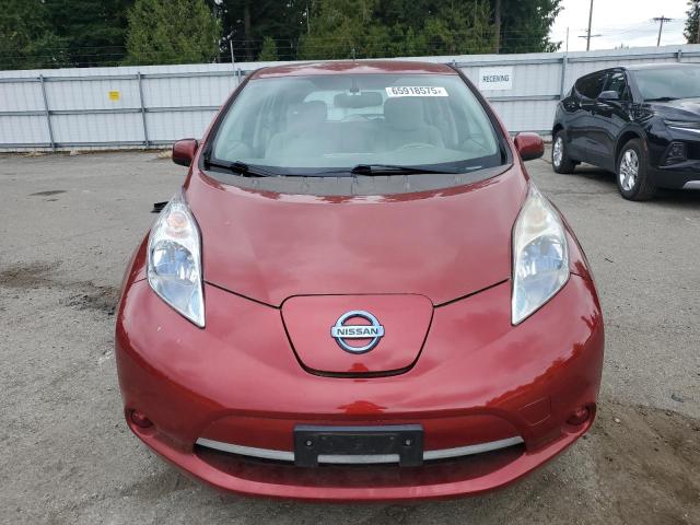  NISSAN LEAF 2014 Red