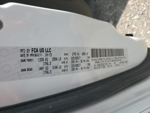 2016 DODGE GRAND CARAVAN SXT  