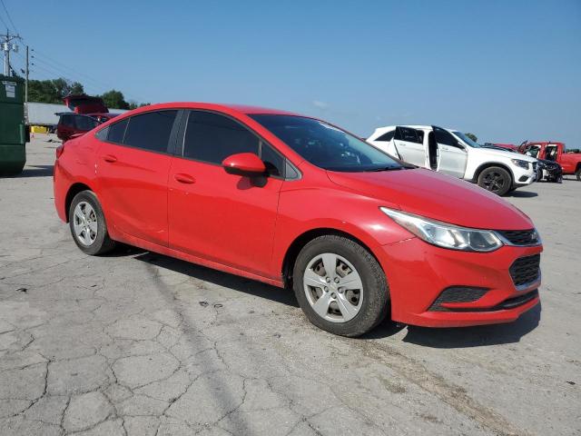  CHEVROLET CRUZE 2017 Czerwony