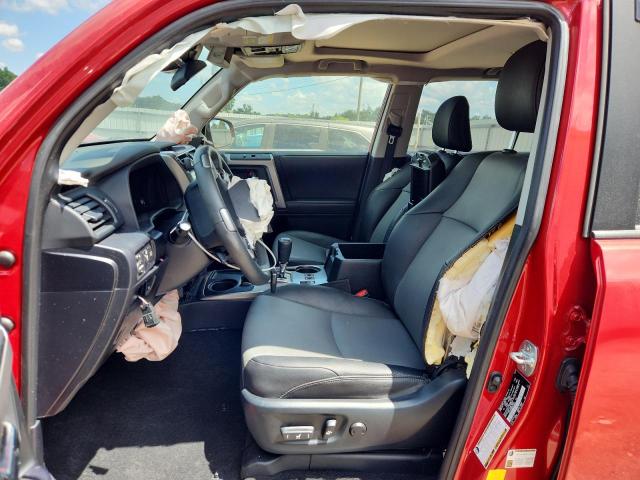  TOYOTA 4RUNNER 2022 Czerwony