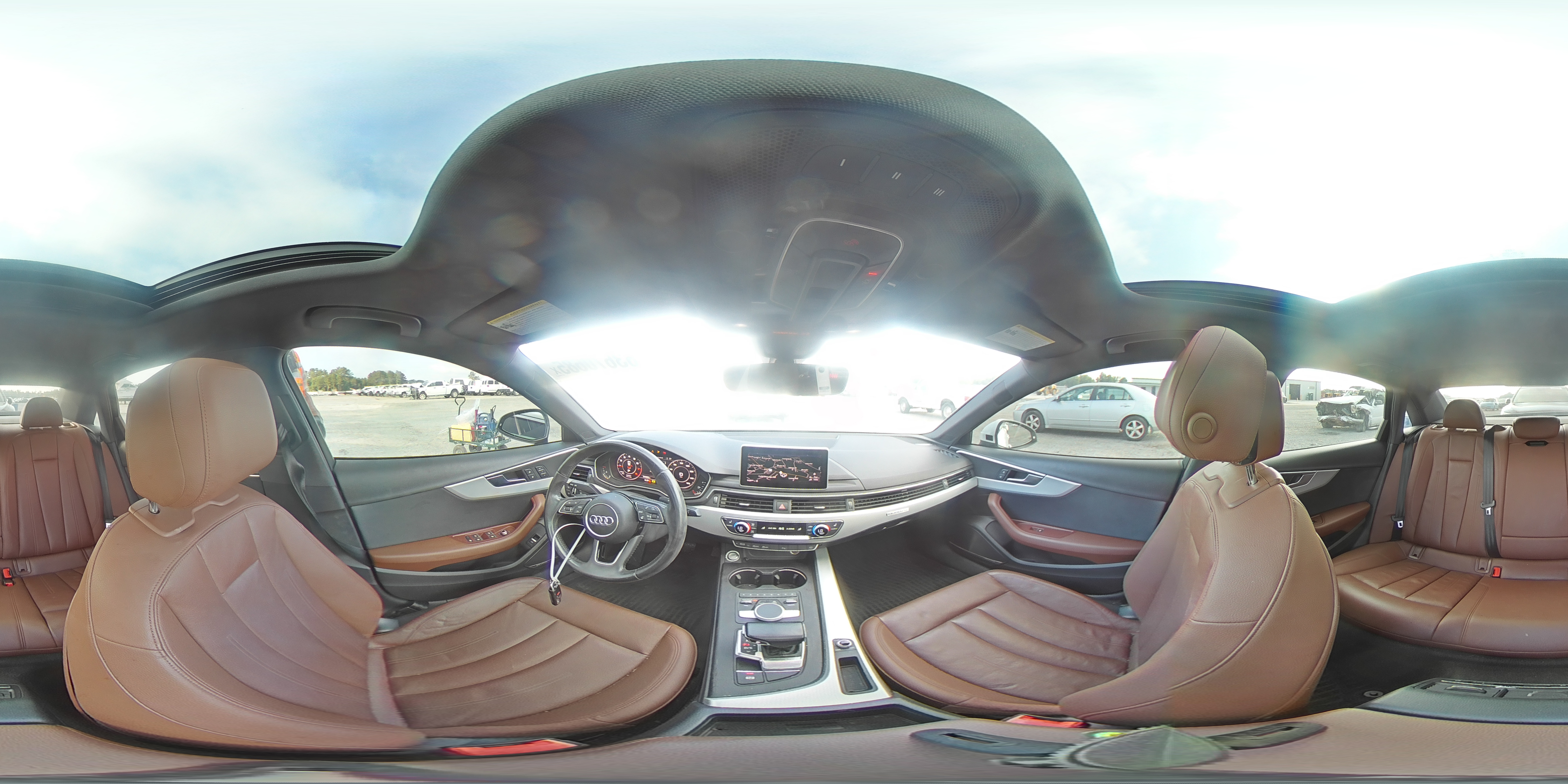 2017 Audi A4 Premium Plus VIN: WAUENAF47HN028235 Lot: 63670685