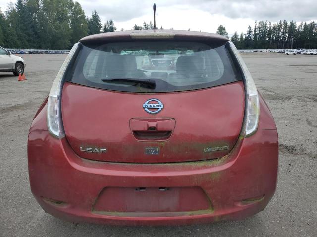  NISSAN LEAF 2014 Red