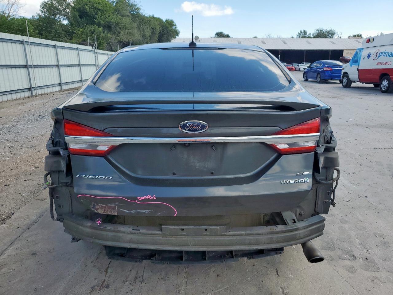 2017 Ford Fusion Se Hybrid VIN: 3FA6P0LU2HR234386 Lot: 65386435