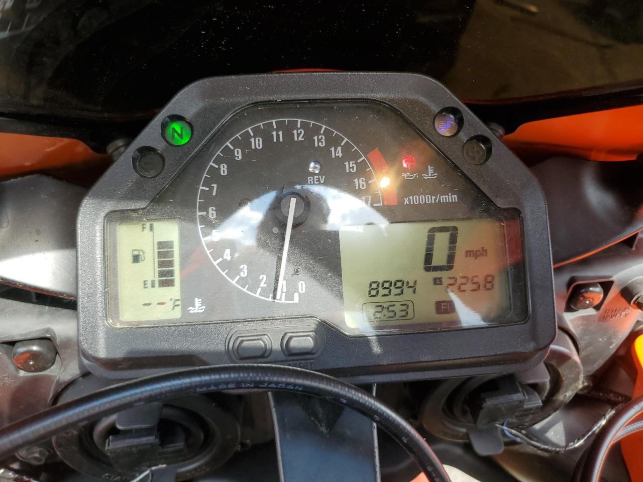 2006 Honda Cbr600 Rr VIN: JH2PC37056M309470 Lot: 65025635