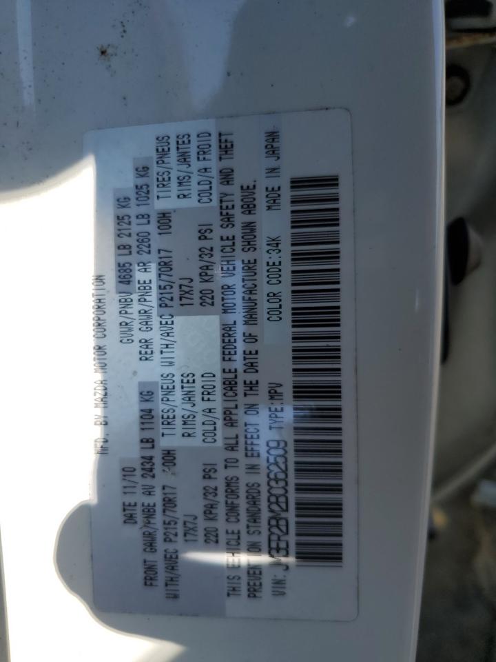2011 Mazda Cx-7 VIN: JM3ER2BM2B0362509 Lot: 62611225