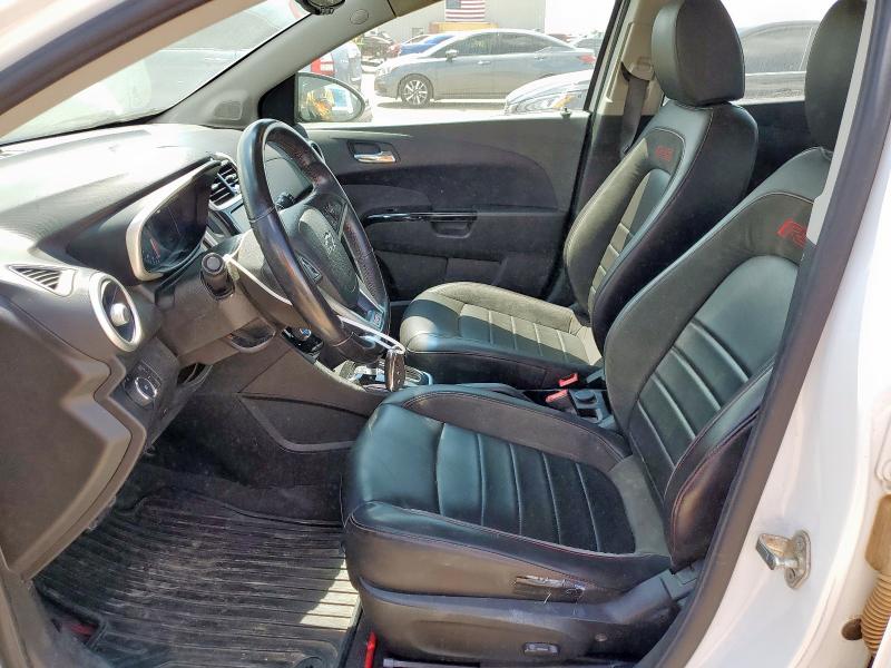  CHEVROLET SONIC 2018 Biały