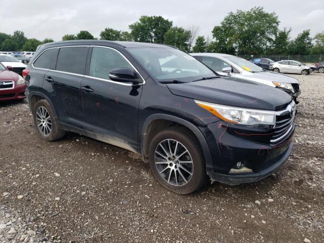  TOYOTA HIGHLANDER 2017 Czarny