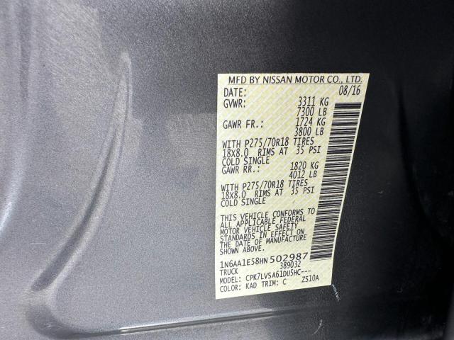 2017 NISSAN TITAN SV  