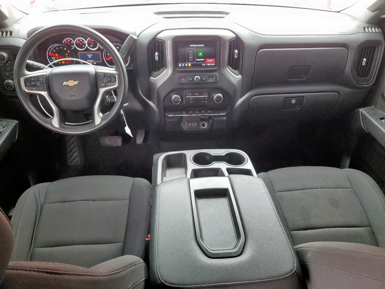 2021 Chevrolet Silverado K1500 Custom VIN: 3GCPYBEK9MG415154 Lot: 65259925