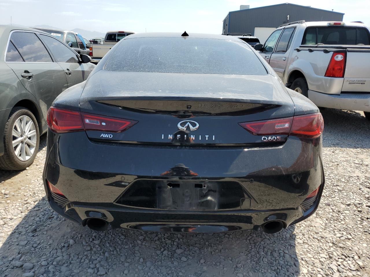 2017 Infiniti Q60 Red Sport 400 VIN: JN1FV7EL3HM700450 Lot: 64858295