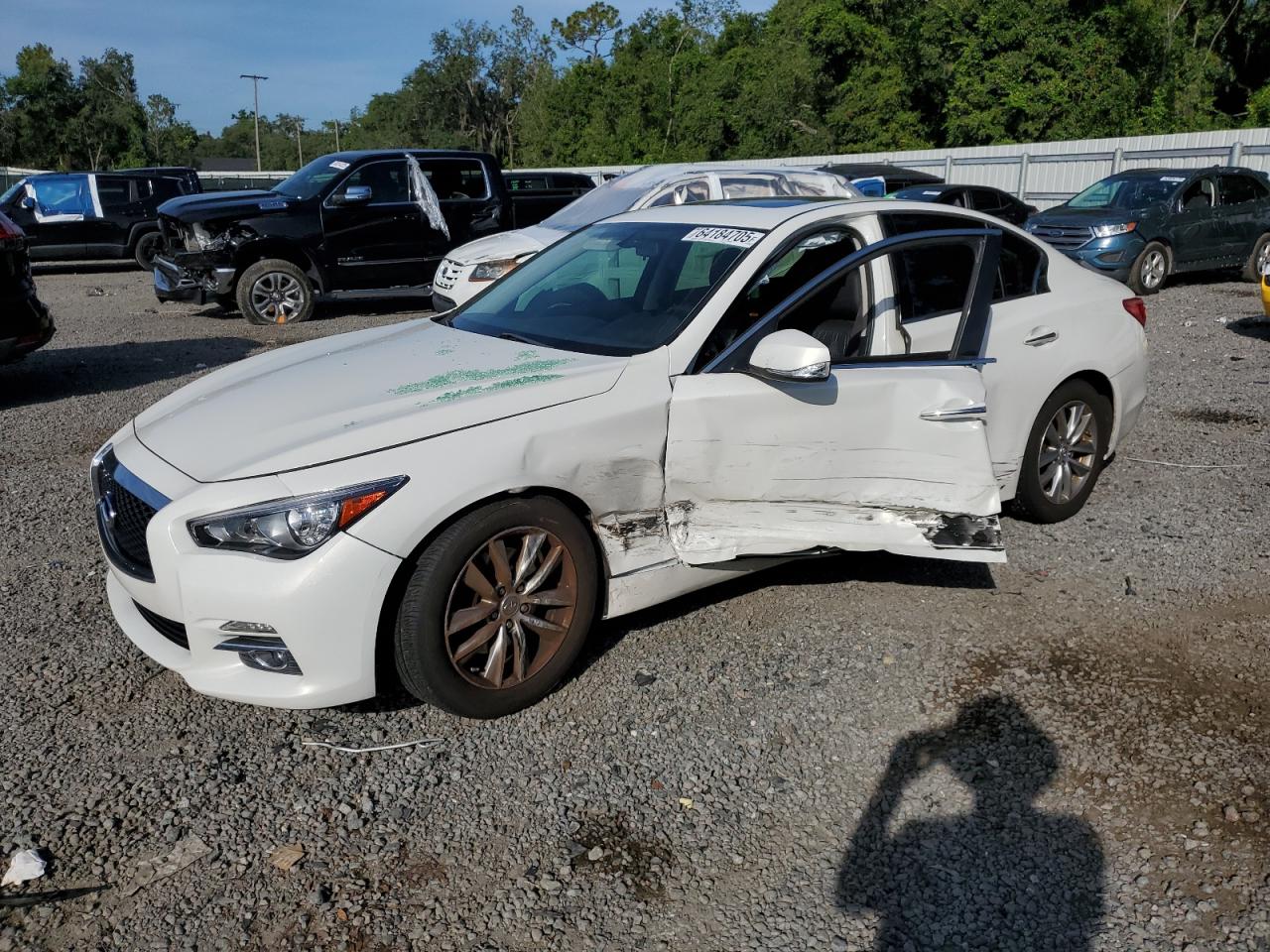 2014 Infiniti Q50 Base VIN: JN1BV7AP7EM689262 Lot: 64184705