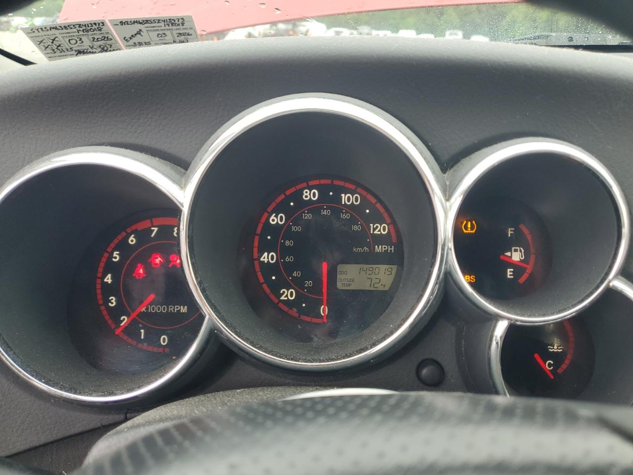 2005 Pontiac Vibe VIN: 5Y2SM63855Z413973 Lot: 62861305
