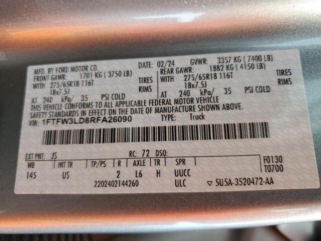 2024 FORD F150 XLT  
