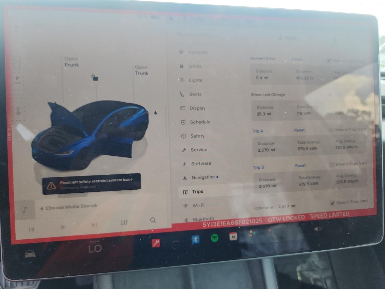 2025 Tesla Model 3 VIN: 5YJ3E1EA6SF021025 Lot: 64548505
