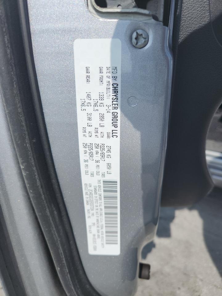 2014 Dodge Grand Caravan R/T VIN: 2C4RDGEG3ER337334 Lot: 64421955
