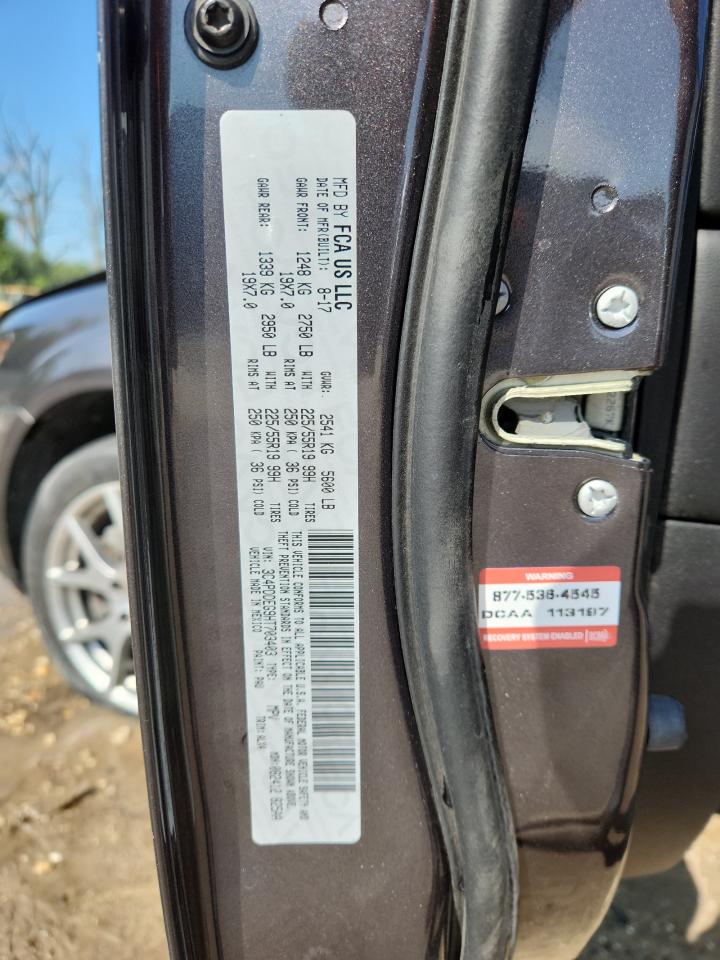 2017 Dodge Journey Gt VIN: 3C4PDDEG9HT703403 Lot: 63743135