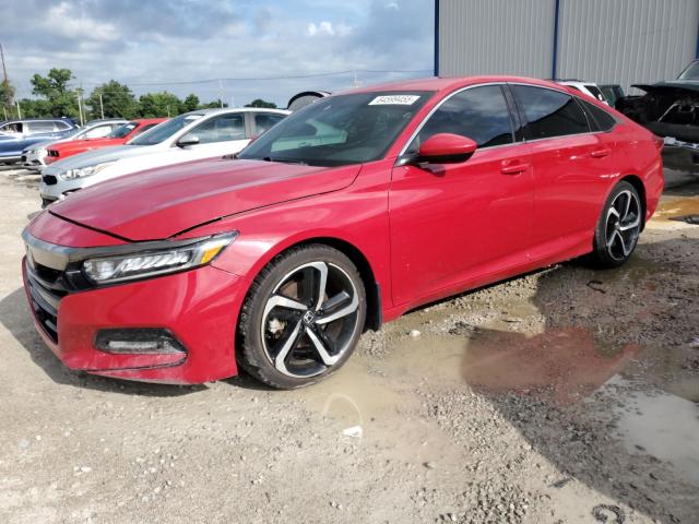  HONDA ACCORD 2018 Red