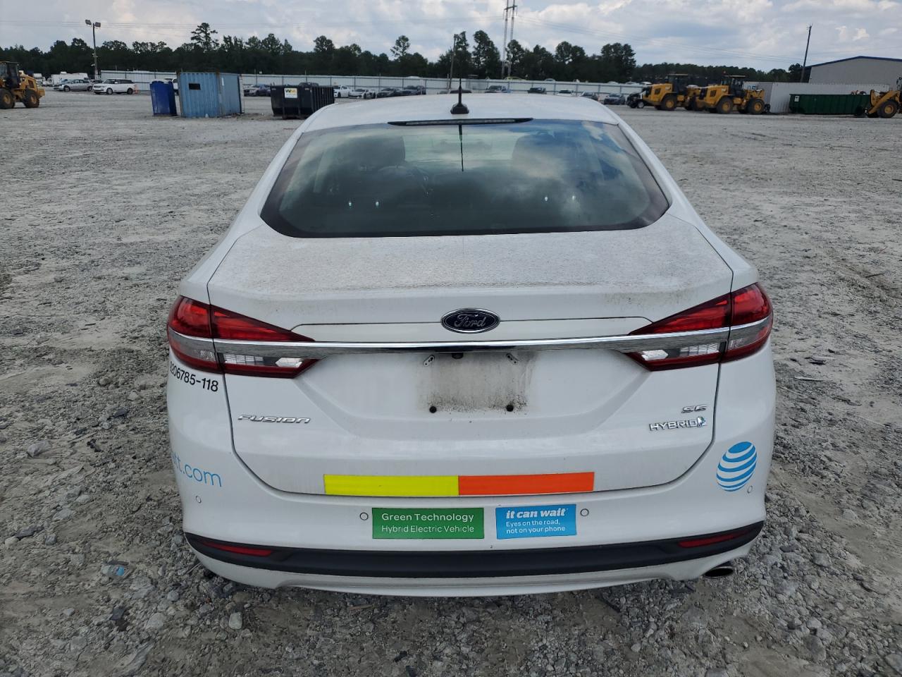 2018 Ford Fusion Se Hybrid VIN: 3FA6P0LU3JR261599 Lot: 66076465