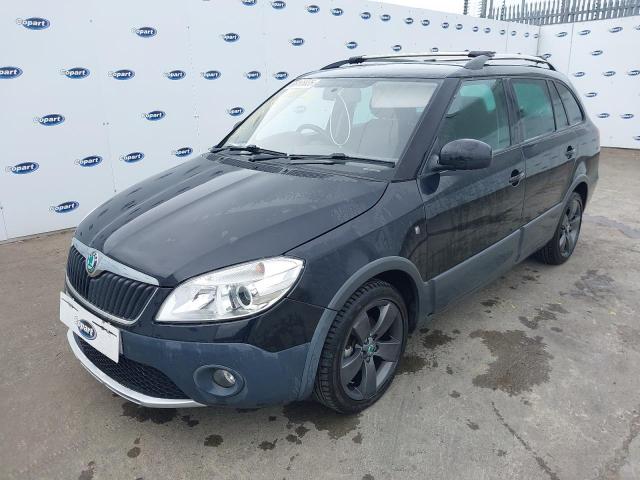 2012 SKODA FABIA SCOU for sale at Copart WHITBURN