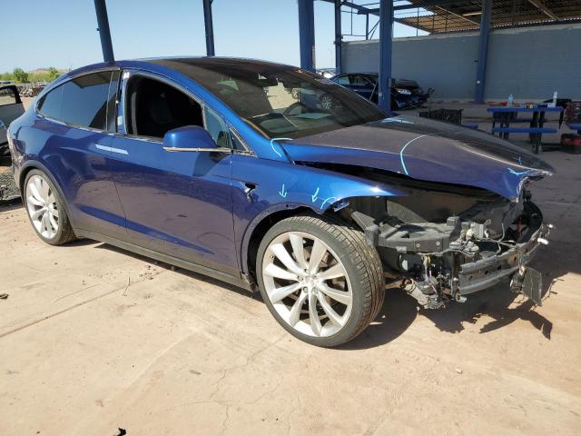  TESLA MODEL X 2017 Blue