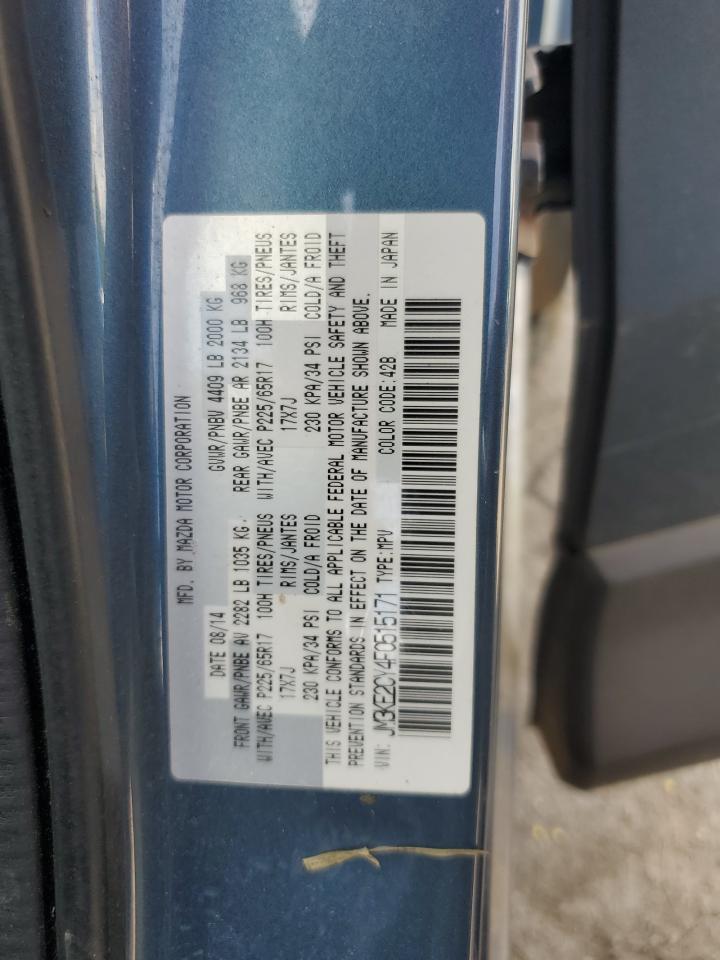 2015 Mazda Cx-5 Touring VIN: JM3KE2CY4F0515171 Lot: 64742415