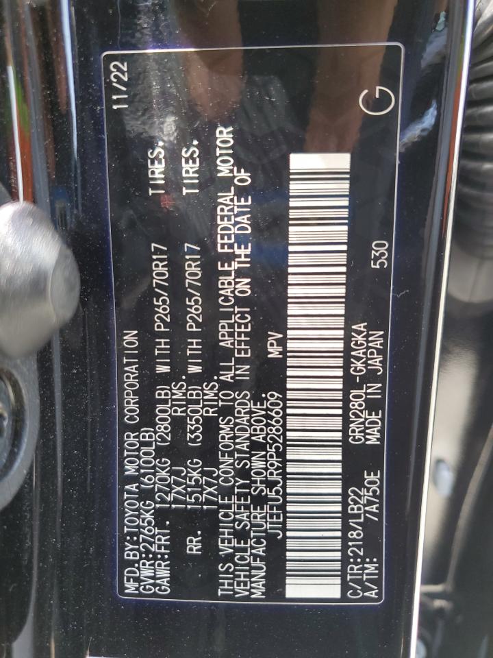 2023 Toyota 4Runner Sr5 VIN: JTEFU5JR9P5286609 Lot: 65460055