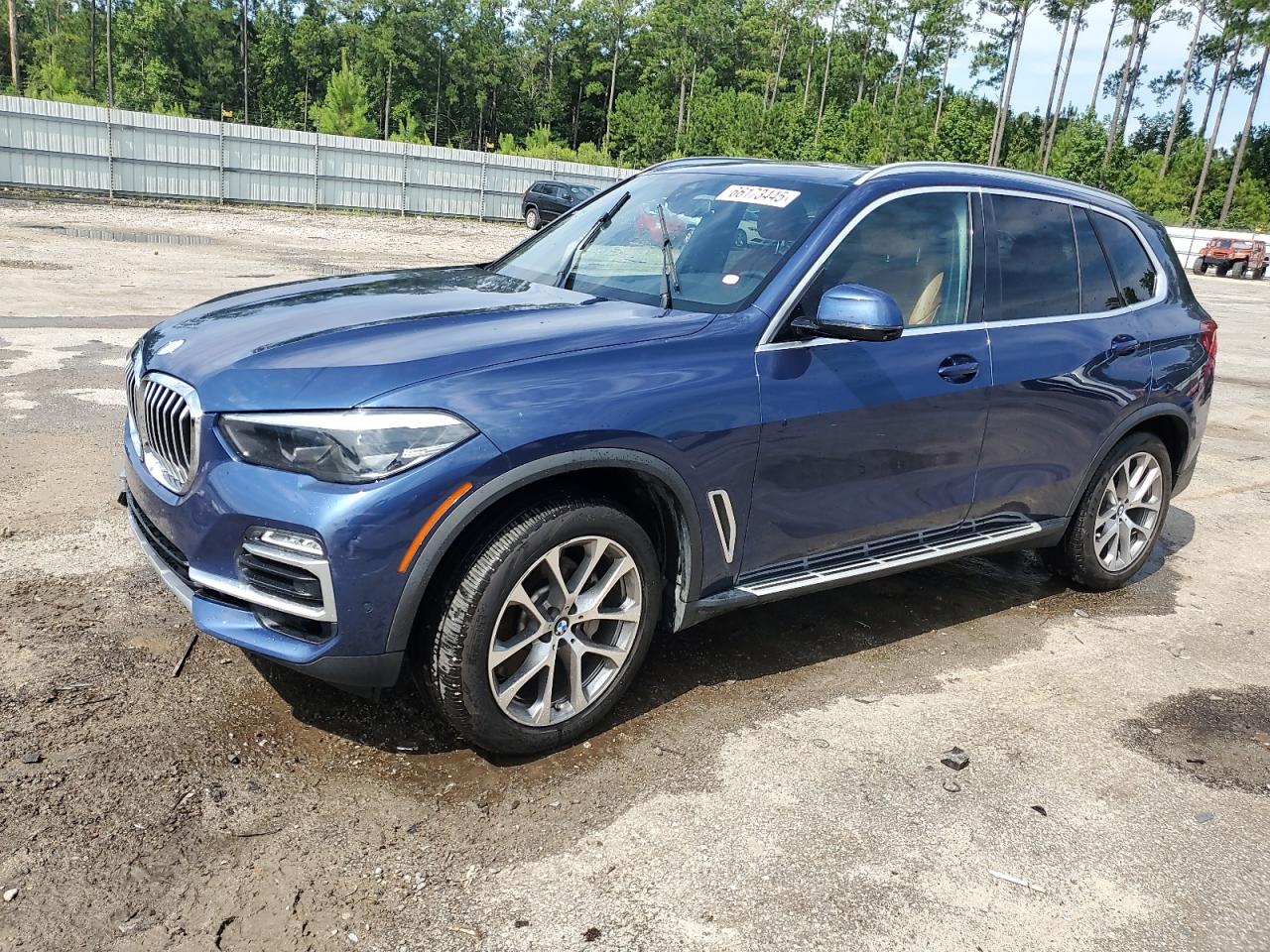 2019 BMW X5 xDrive40I blue null gas 5UXCR6C55KLK79345 photo #1