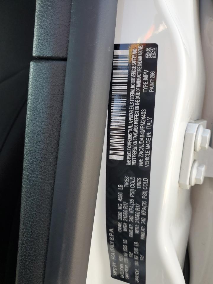 2021 Jeep Renegade Sport VIN: ZACNJDAB4MPM24403 Lot: 62176265