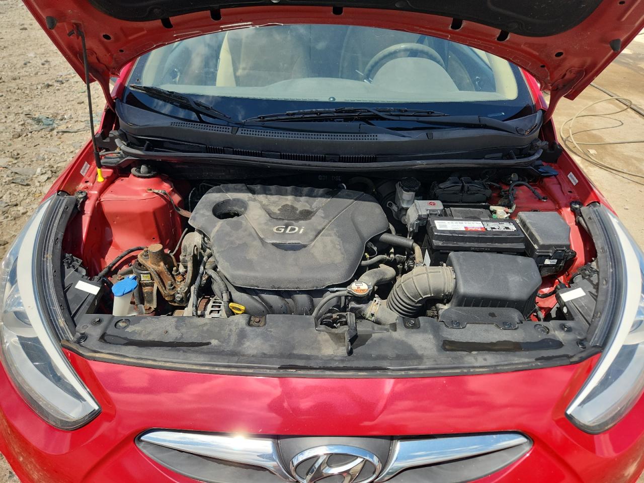 2014 Hyundai Accent Gls VIN: KMHCU4AE8EU753371 Lot: 65713775