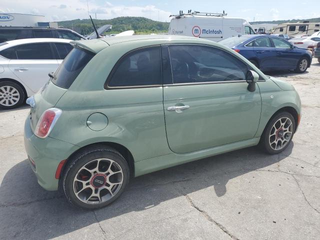  FIAT 500 2015 Green