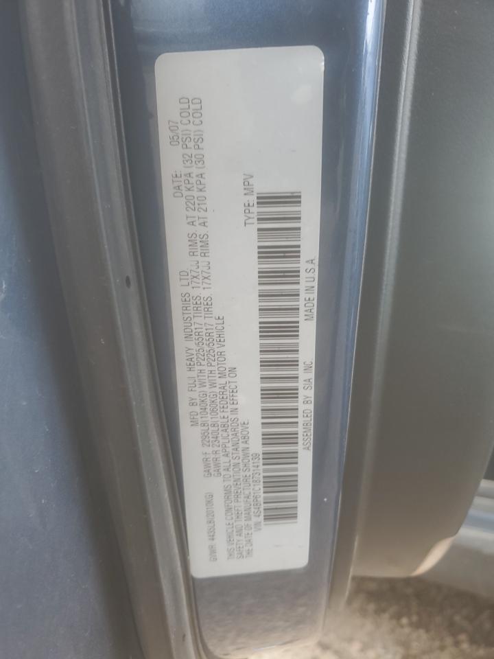 2008 Subaru Outback 2.5I VIN: 4S4BP61C187314139 Lot: 80399285