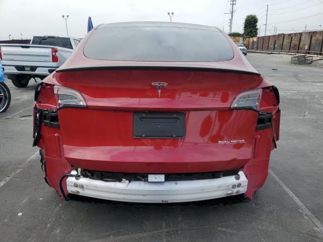  TESLA MODEL Y 2024 Красный