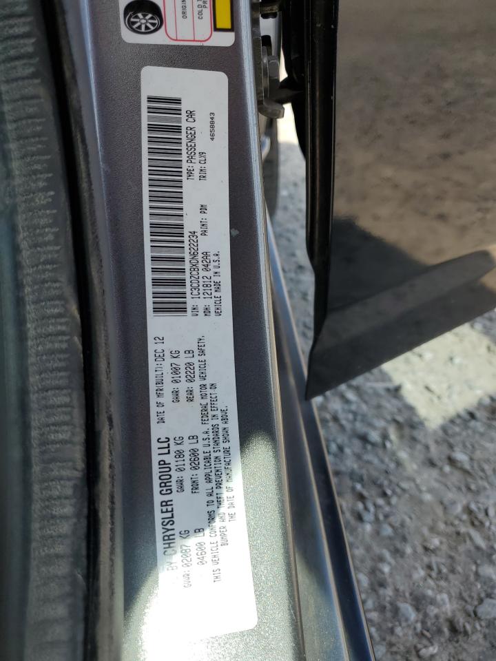 2013 Dodge Avenger Sxt VIN: 1C3CDZCBXDN622234 Lot: 62842185