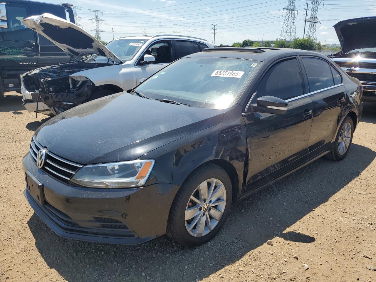 2015 Volkswagen Jetta Se VIN: 3VWD17AJ3FM318762 Lot: 65251965