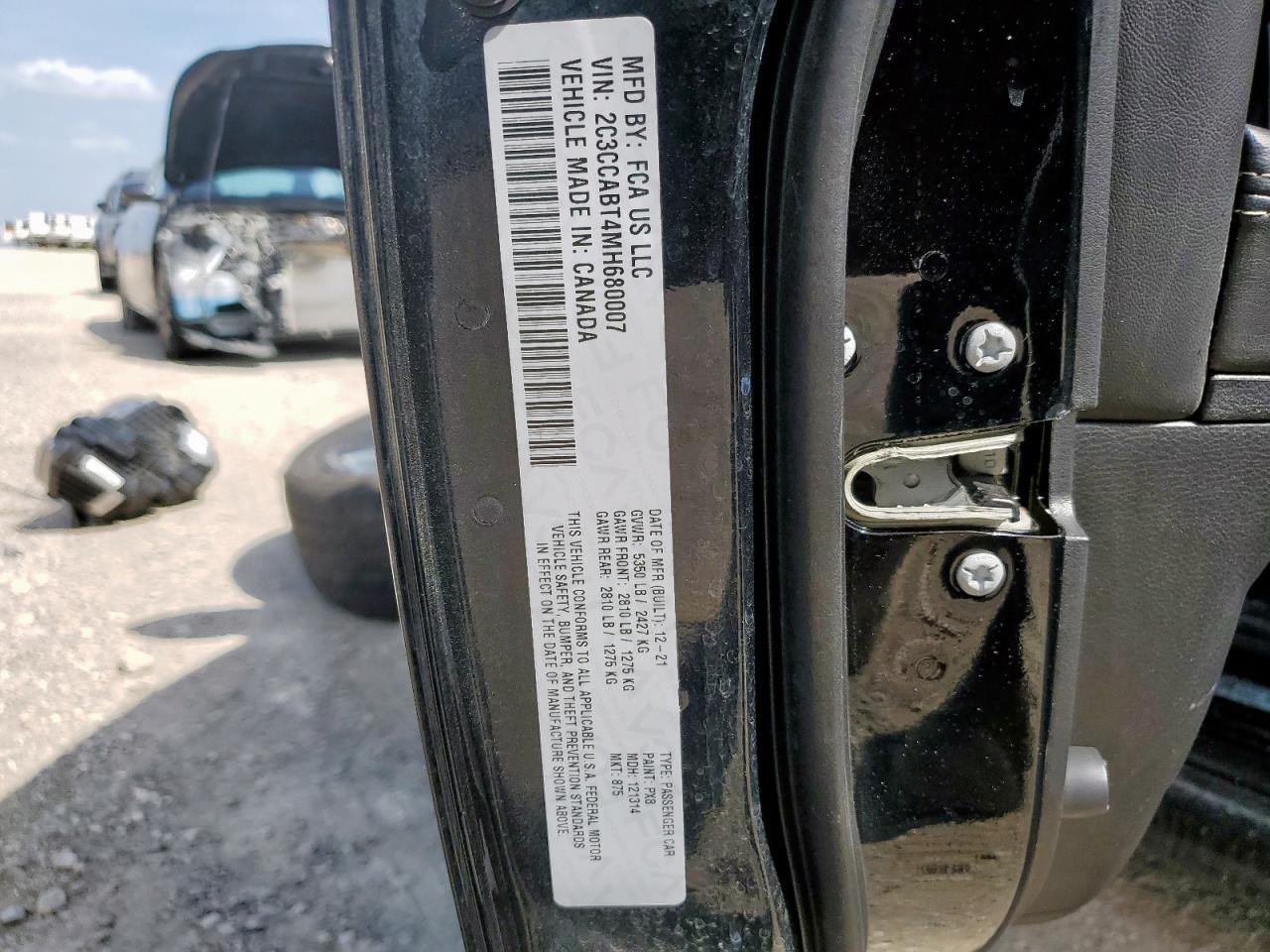 2021 Chrysler 300 S VIN: 2C3CCABT4MH680007 Lot: 65215325