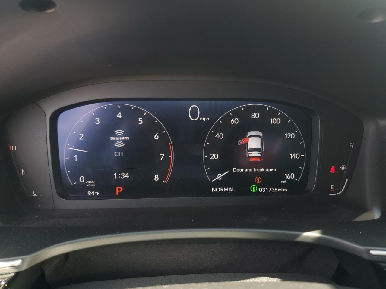2024 Honda Civic Touring VIN: 2HGFE1F90RH315110 Lot: 66253465