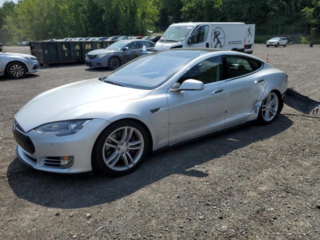 Hatchbacks TESLA MODEL S 2014 Srebrny
