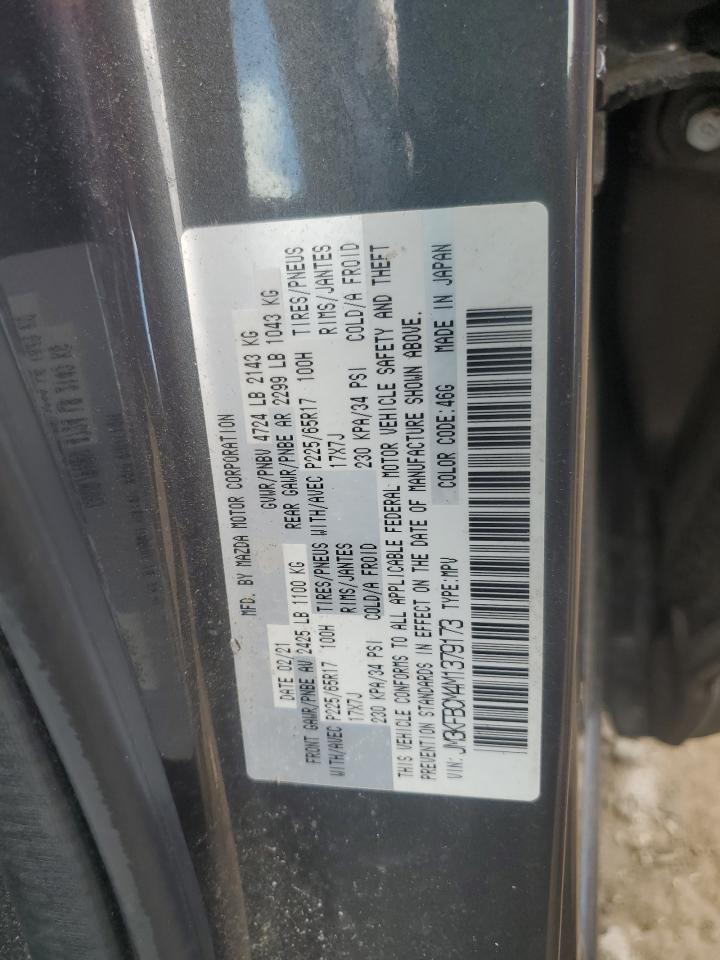 2021 Mazda Cx-5 Touring VIN: JM3KFBCM4M1379173 Lot: 64026895