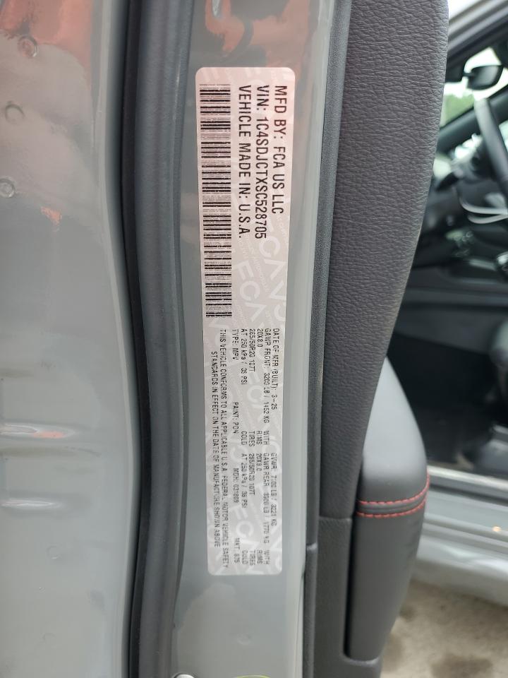 2025 Dodge Durango R/T VIN: 1C4SDJCTXSC528705 Lot: 64946195