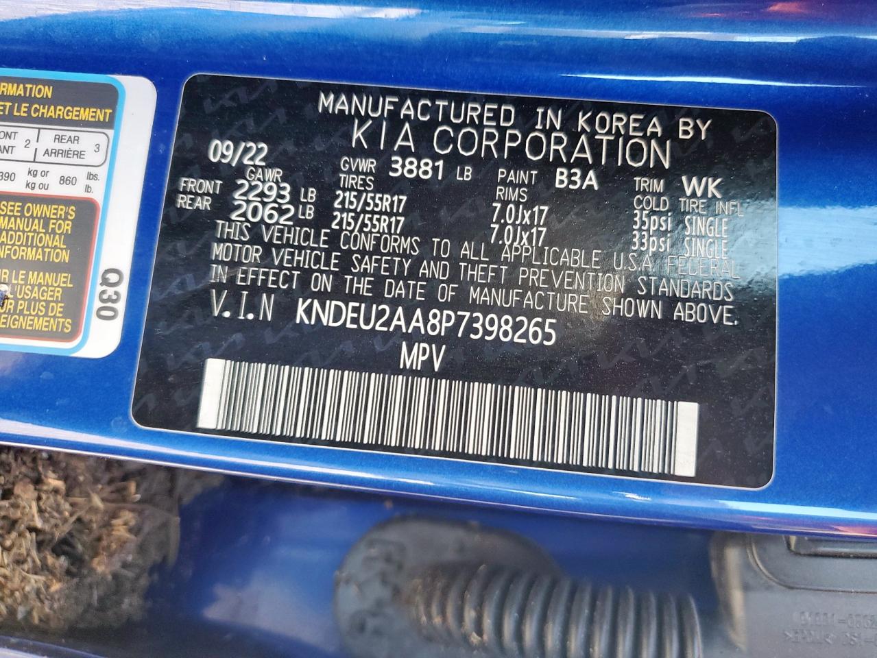 KNDEU2AA8P7398265 2023 Kia Seltos S