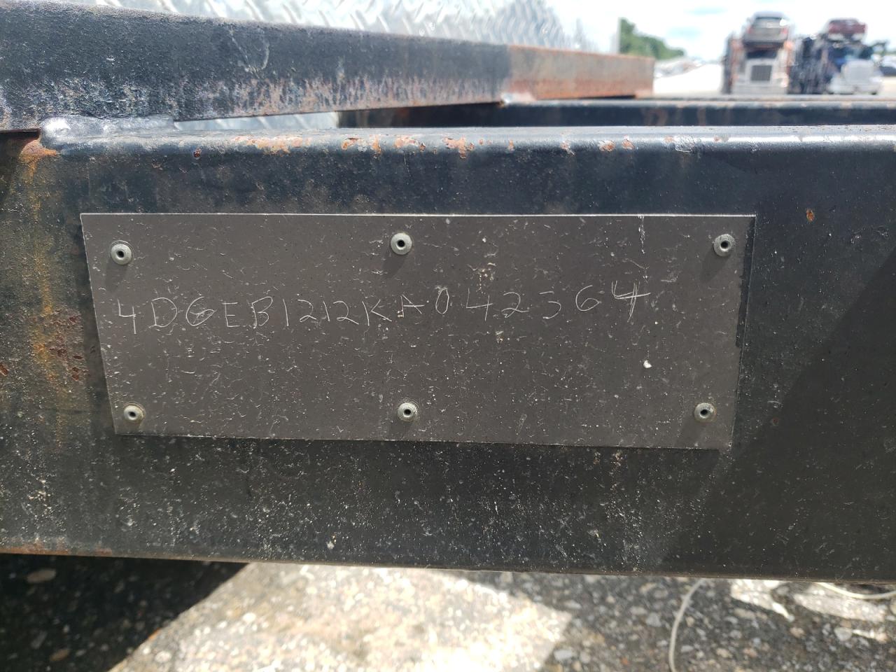 2019 Cargo Craft Enclosed Cargo Trailer VIN: 4D6EB1212KA042364 Lot: 64479315