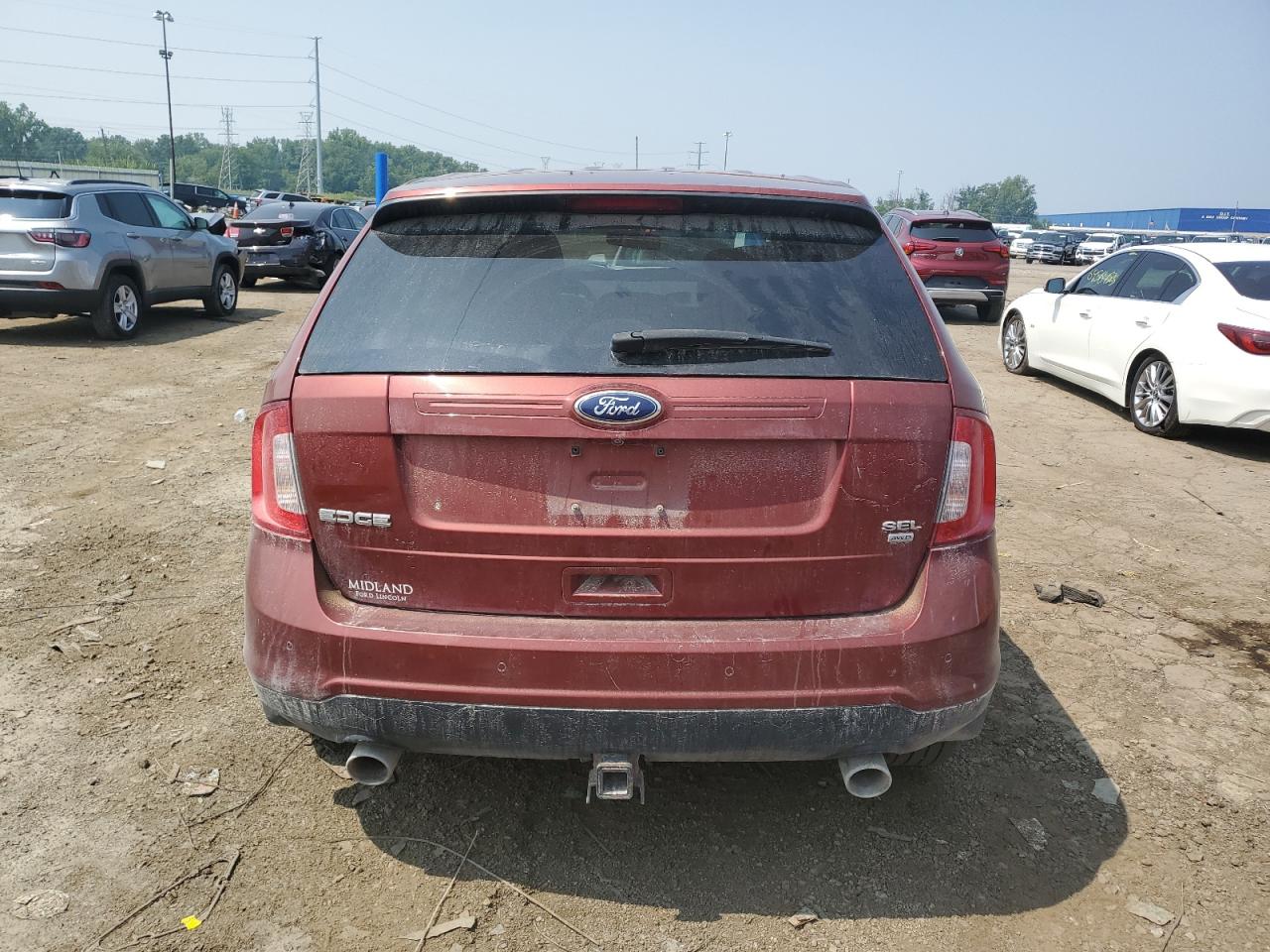 2014 Ford Edge Sel VIN: 2FMDK4JC5EBB19255 Lot: 64901585
