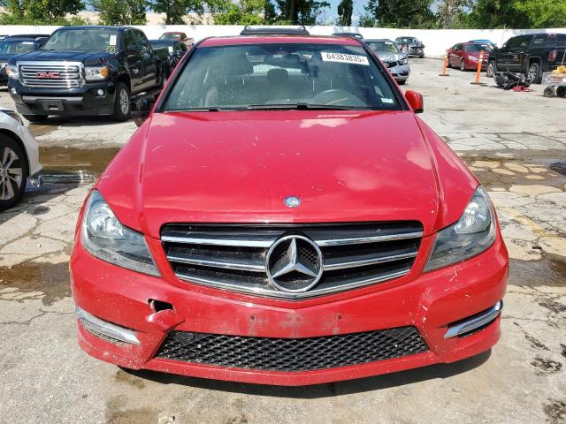 Sedans MERCEDES-BENZ C-CLASS 2014 Czerwony