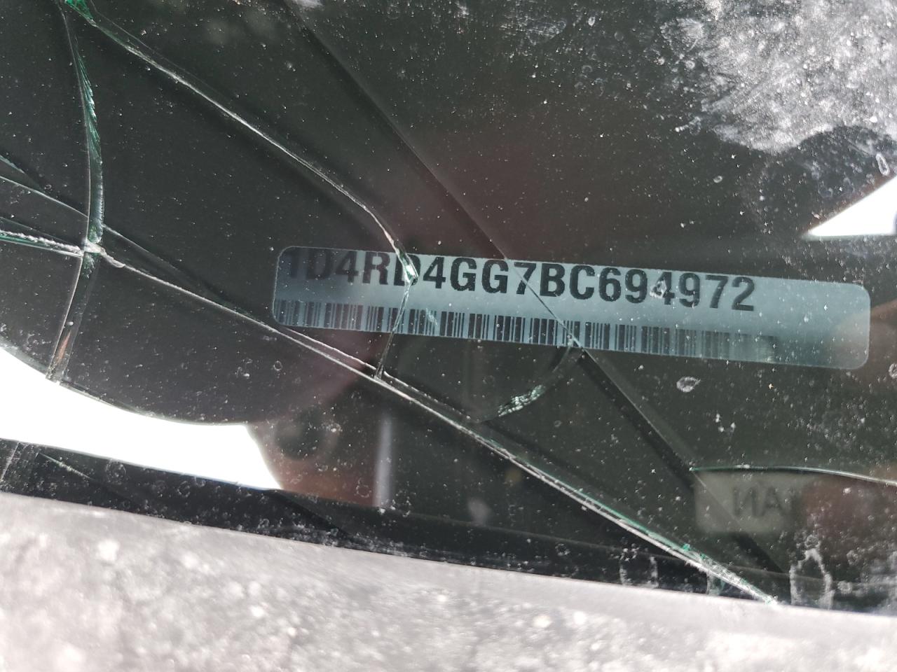 2011 Dodge Durango Crew VIN: 1D4RD4GG7BC694972 Lot: 63442835