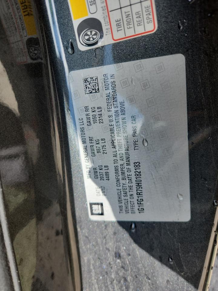 2017 Chevrolet Camaro Ss VIN: 1G1FG1R79H0182183 Lot: 63228915