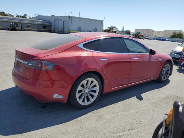  TESLA MODEL S 2016 Czerwony