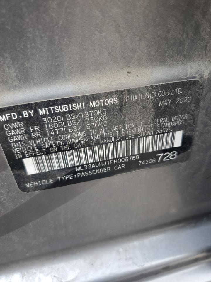2023 Mitsubishi Mirage Es VIN: ML32AUHJ1PH006768 Lot: 65161915